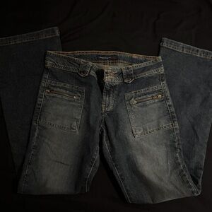 American Eagle Outfiters low rise flare jeans